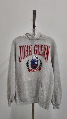 Vintage Jerzees Super Sweats John Glenn Hoodie (Large)